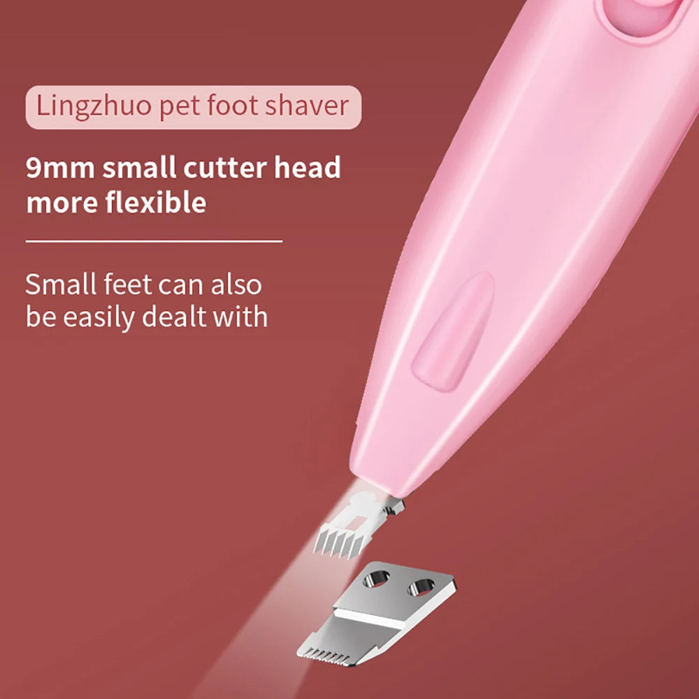 Hund Haar Trimmer Elektrische Hund Cutter Professionelle Pet Fuß Haar Trimmer Katze Pflege Friseur Schere Butt Ohr Pedikator