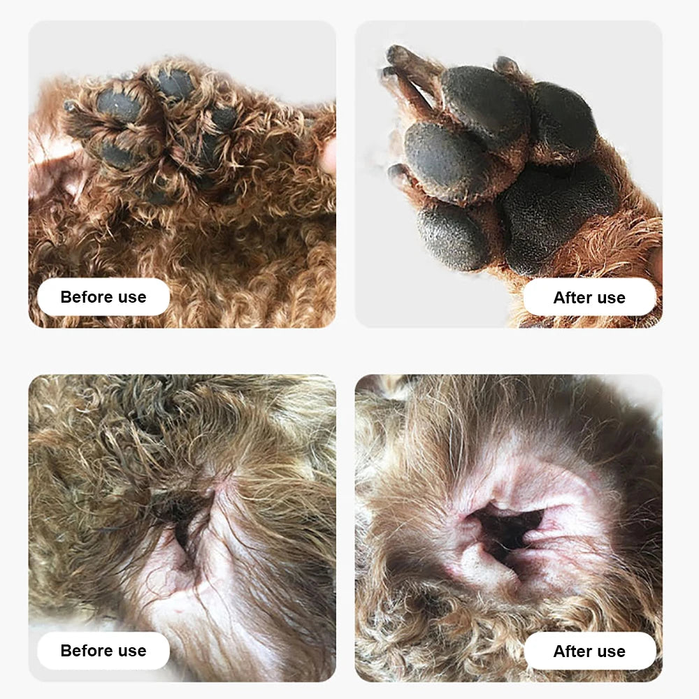 Hund Haar Trimmer Elektrische Hund Cutter Professionelle Pet Fuß Haar Trimmer Katze Pflege Friseur Schere Butt Ohr Pedikator