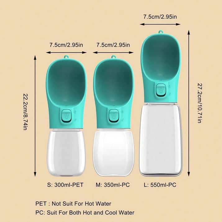Tragbare Wasserflasche Für Große Hunde Für Kleine Große Hunde, Outdoor-Wandern, Auslaufsichere Welpen-Trinknäpfe, Golden Retriever-Zubehör