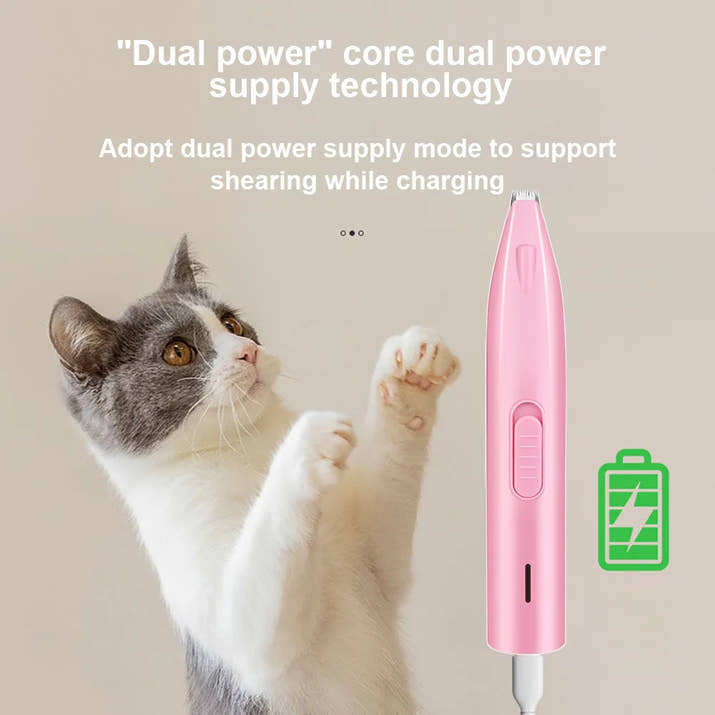 Hund Haar Trimmer Elektrische Hund Cutter Professionelle Pet Fuß Haar Trimmer Katze Pflege Friseur Schere Butt Ohr Pedikator