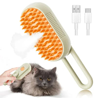 1 ~ 2 Stück Dampf-Haustierbürste 3-In-1-Massage-Hund Dampfbürste Spray Schönheit Tangled and Loose Hair Removal Katzenpflegekamm Hunde